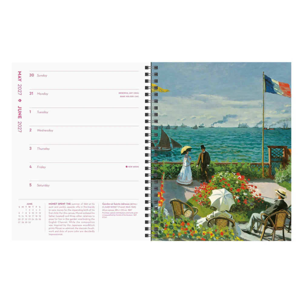 2027 Gardens of Impressionism Engagement Calendar - Image 3