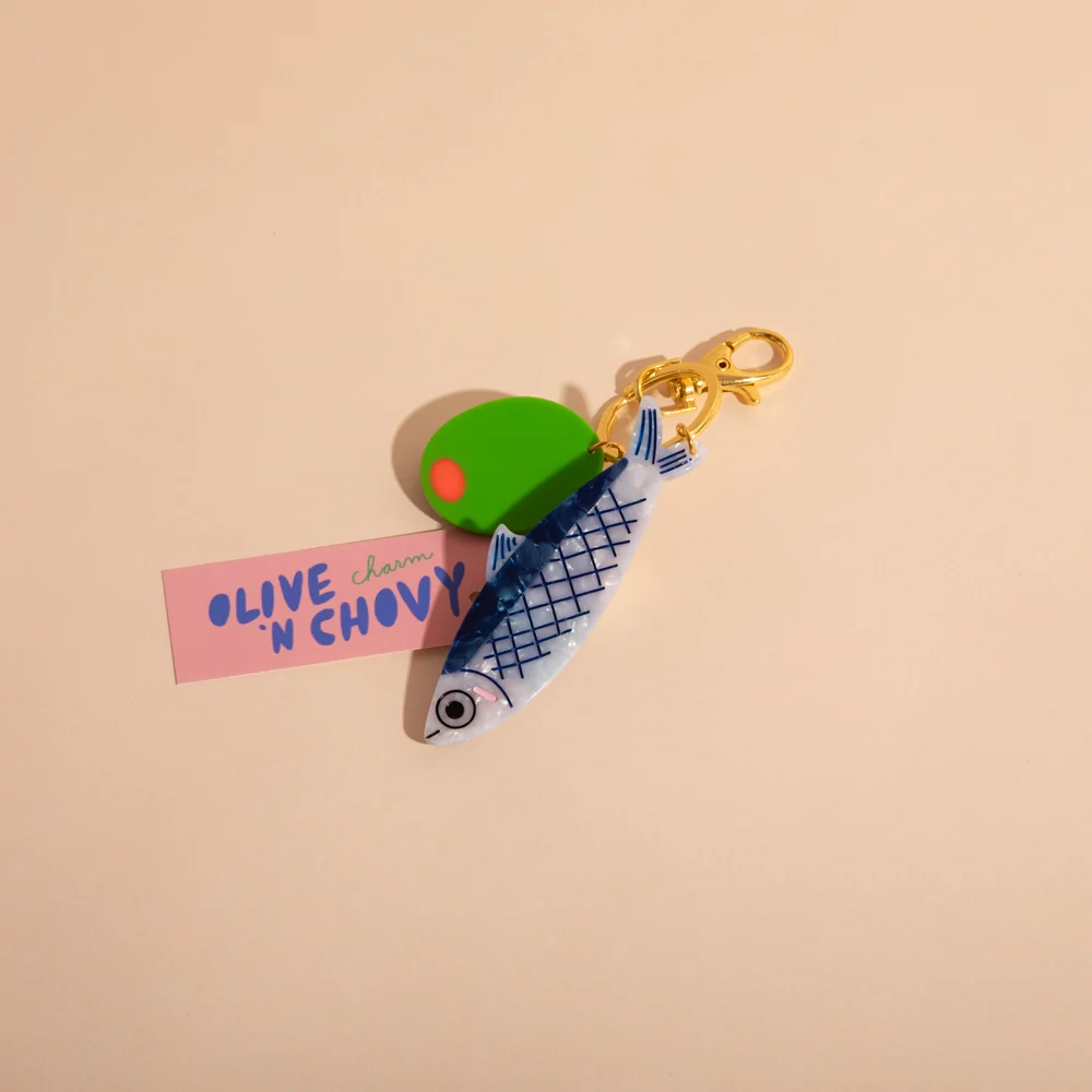 Olive N Chovy Bag Charm