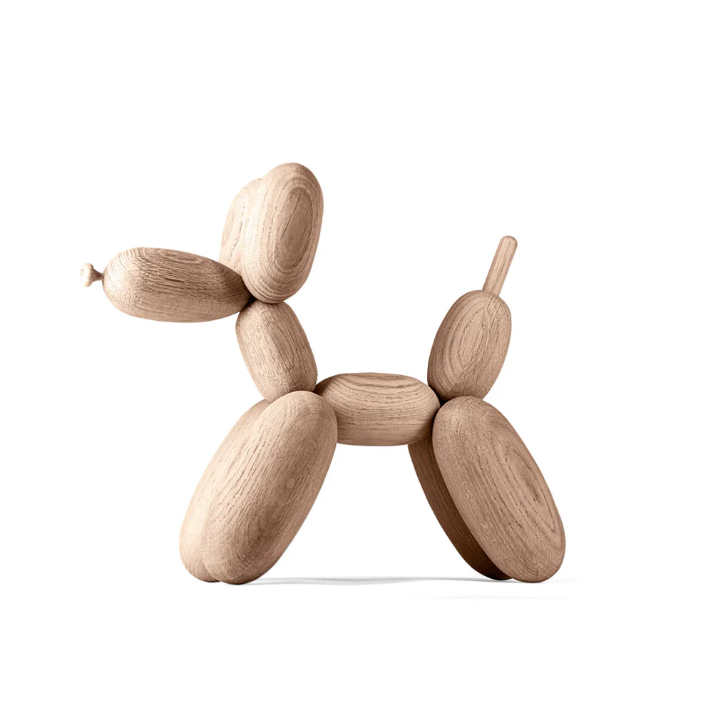 Large Oak Balloon Dog