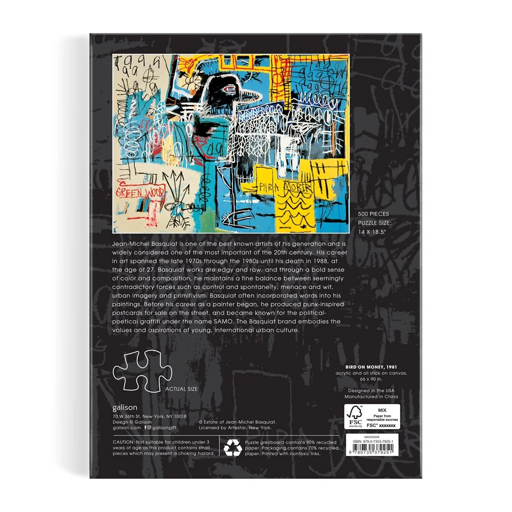 Basquiat Bird On Money 500-Piece Book Puzzle - Image 4