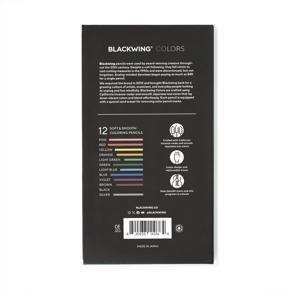 Blackwing Color Pencils Set of 12 - Image 2