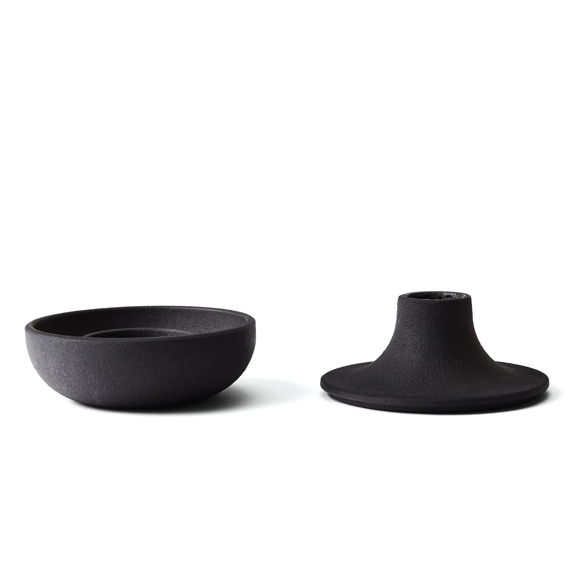 Cast Iron Candle + Incense Holder - Image 3