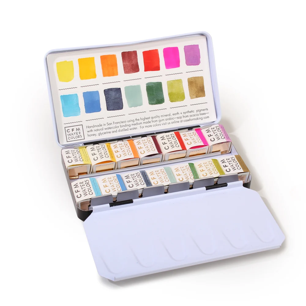 CfM 14 Paint Custom Watercolor Palette