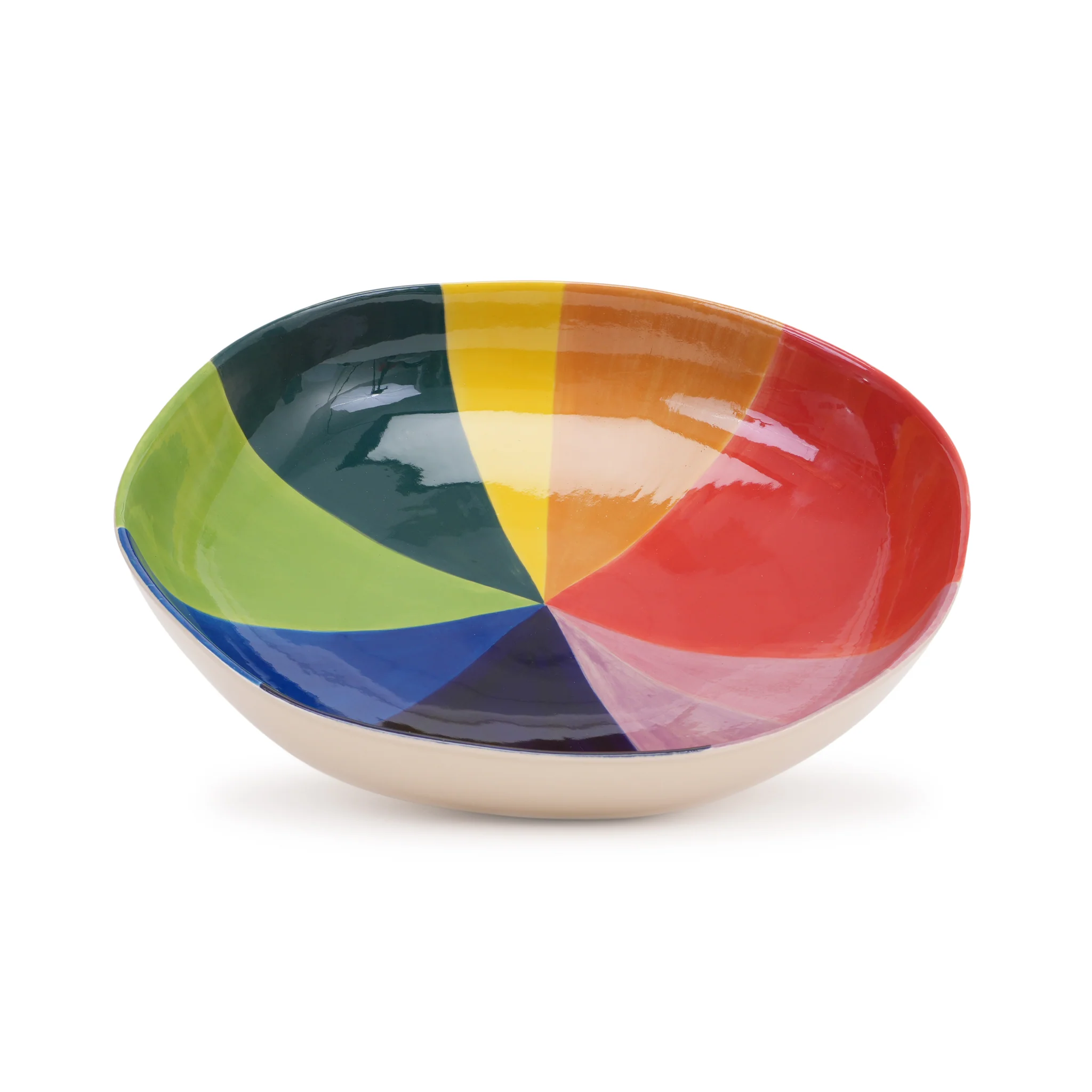 Donna Wilson x SFMOMA Color Wheel Serving Bowl