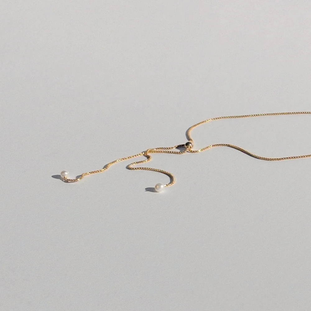 Coral Chain Necklace - Image 3