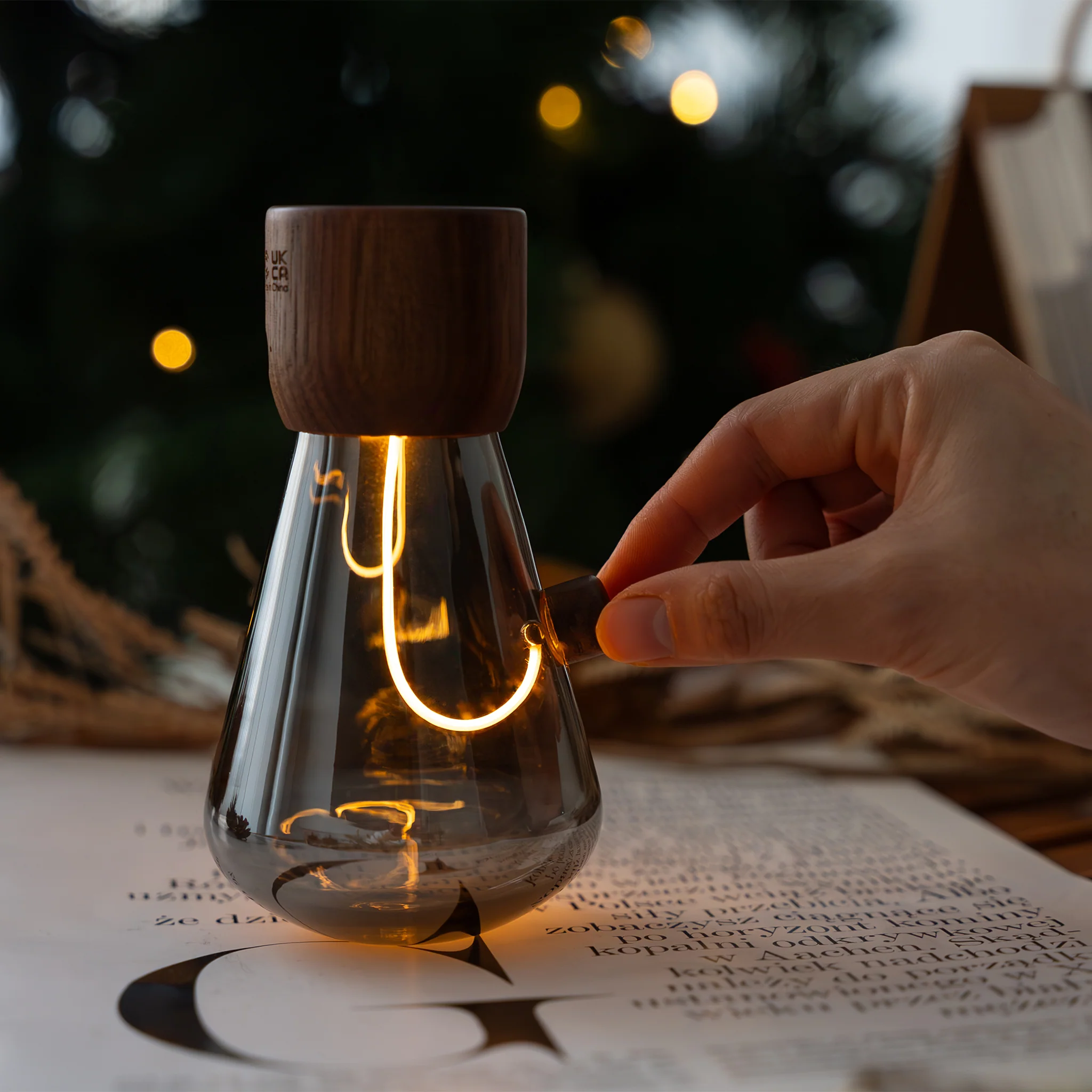 Opal Drift Light: Walnut - Image 2