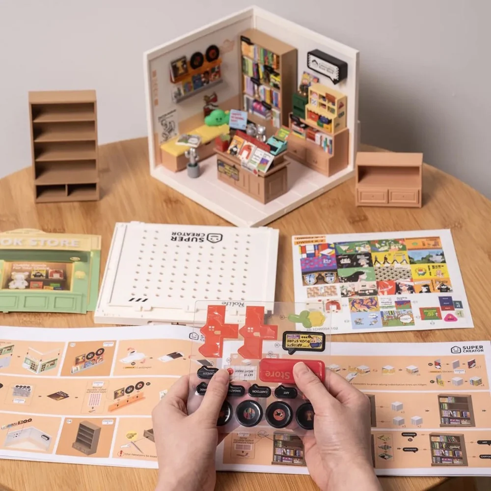 Fascinating Book Store DIY Miniature House Kit - Image 6