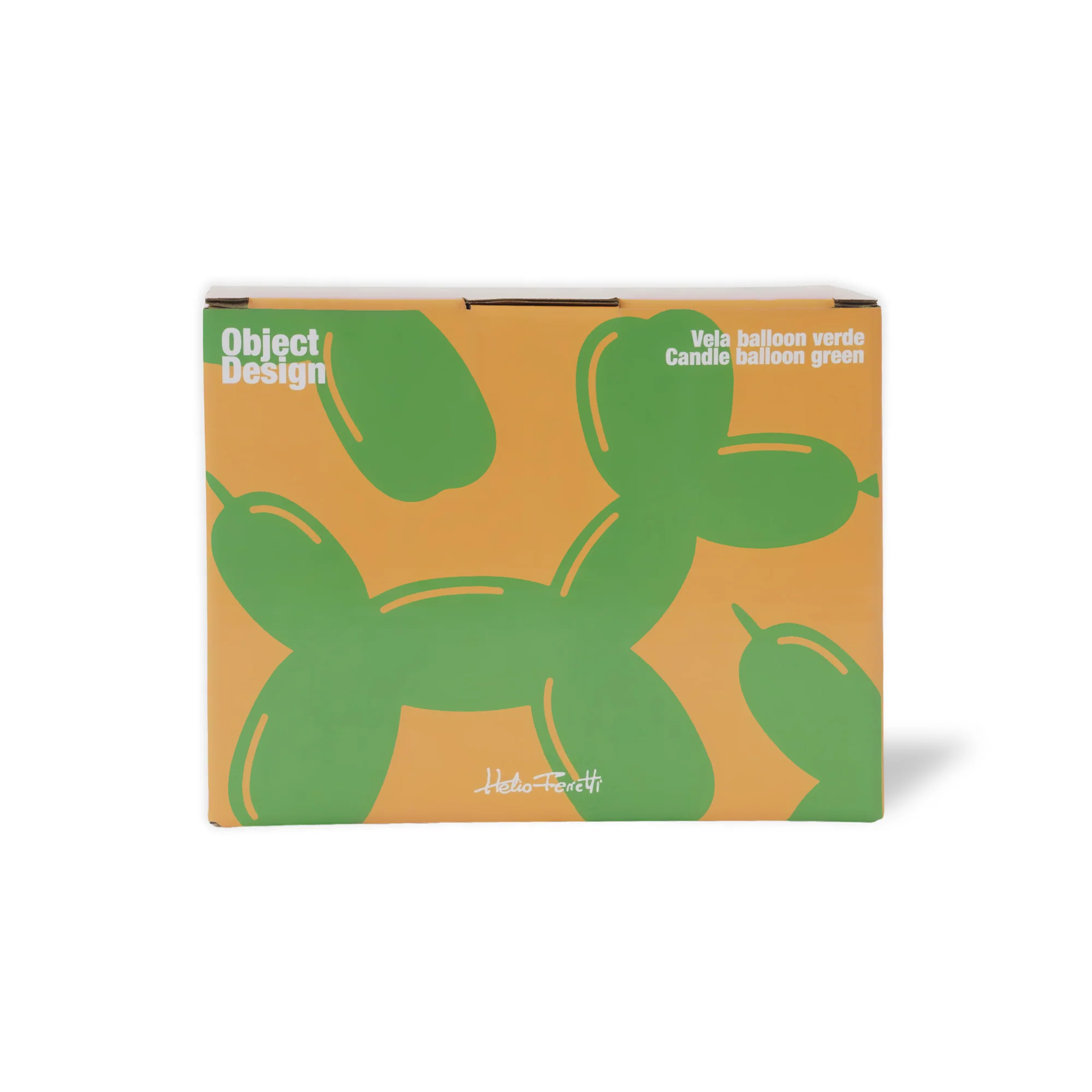 Green Balloon Dog Candle - Image 3