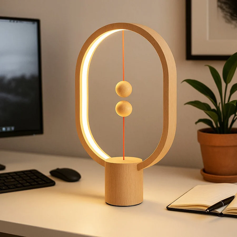 Mini Heng Balance Wood Lamp - Image 5