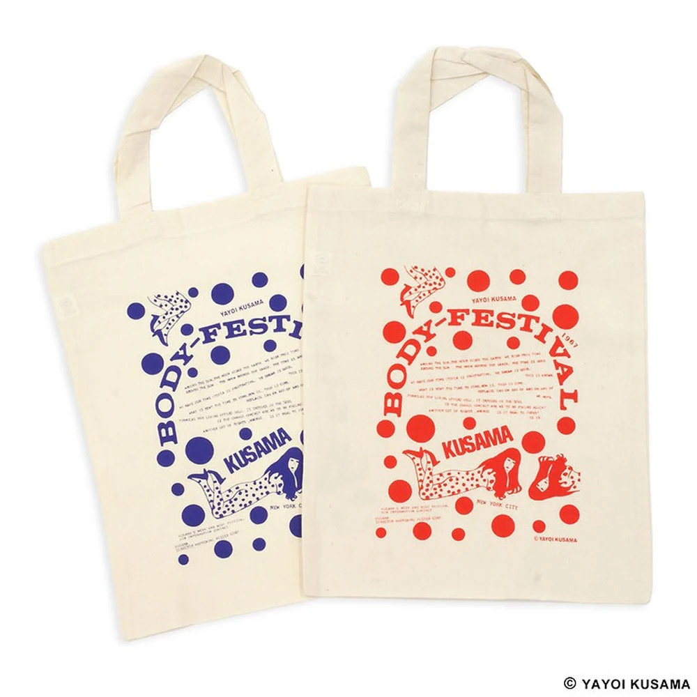 Yayoi Kusama Body Festival Bag: Blue - Image 4