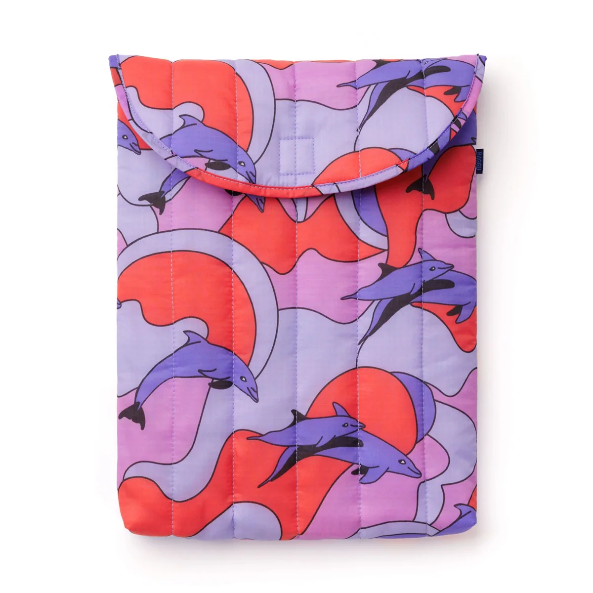 Puffy Laptop Sleeve 16-inch: Dolphins