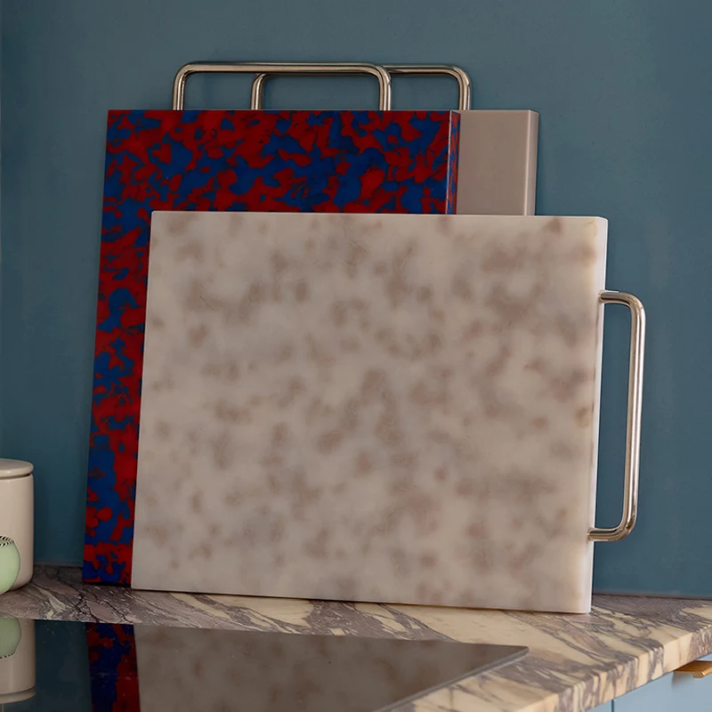 Gray + White Large Cutting Board - Image 3