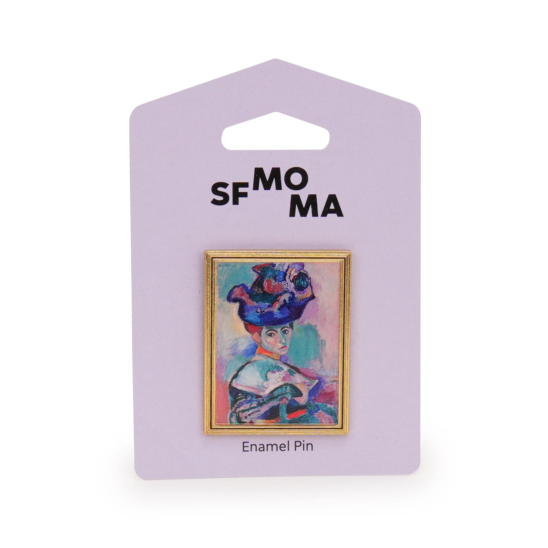 Matisse Enamel Pin: Femme au chapeau