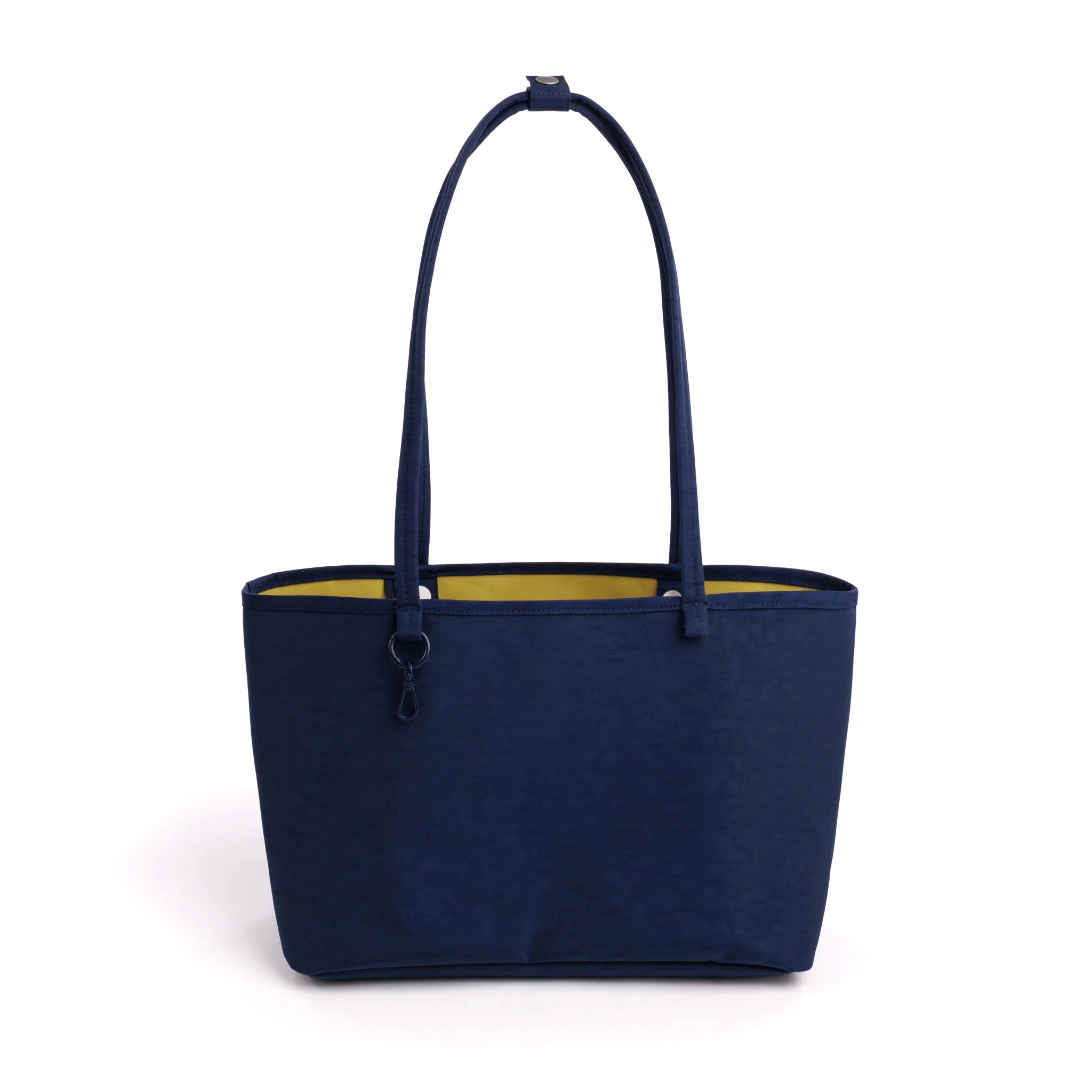 Medium Nylon Reversible Tote: Navy Mix