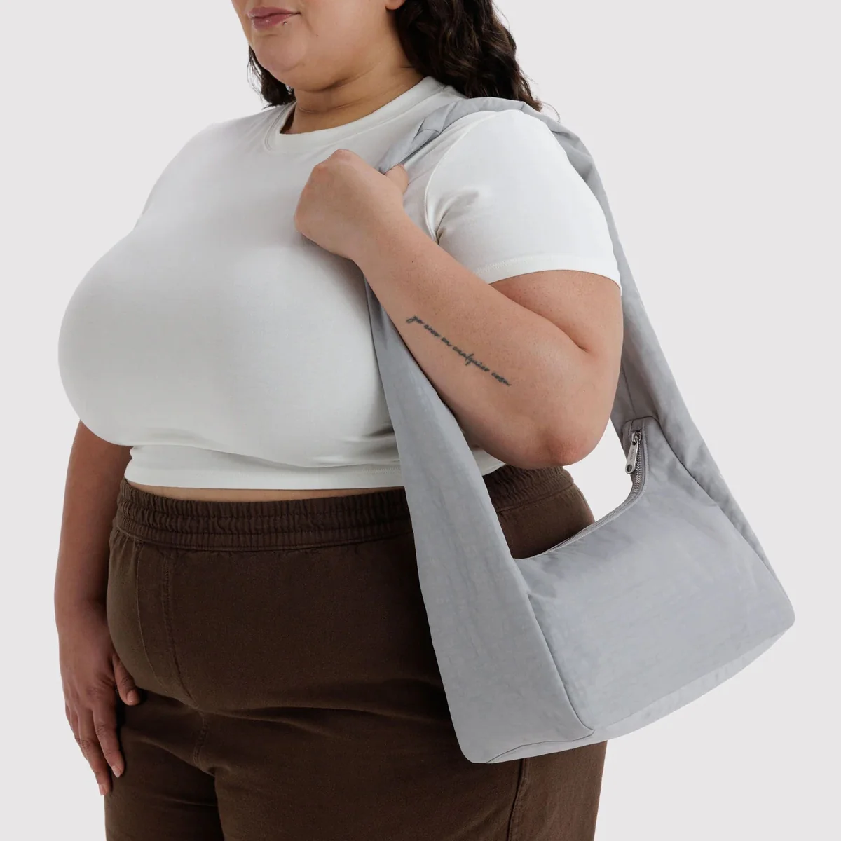 Nylon Meringue Bag: Fog - Image 3