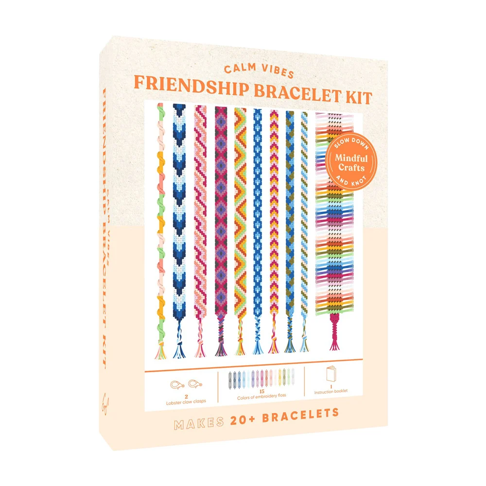 Mindful Crafts: Calm Vibes Friendship Bracelet Kit