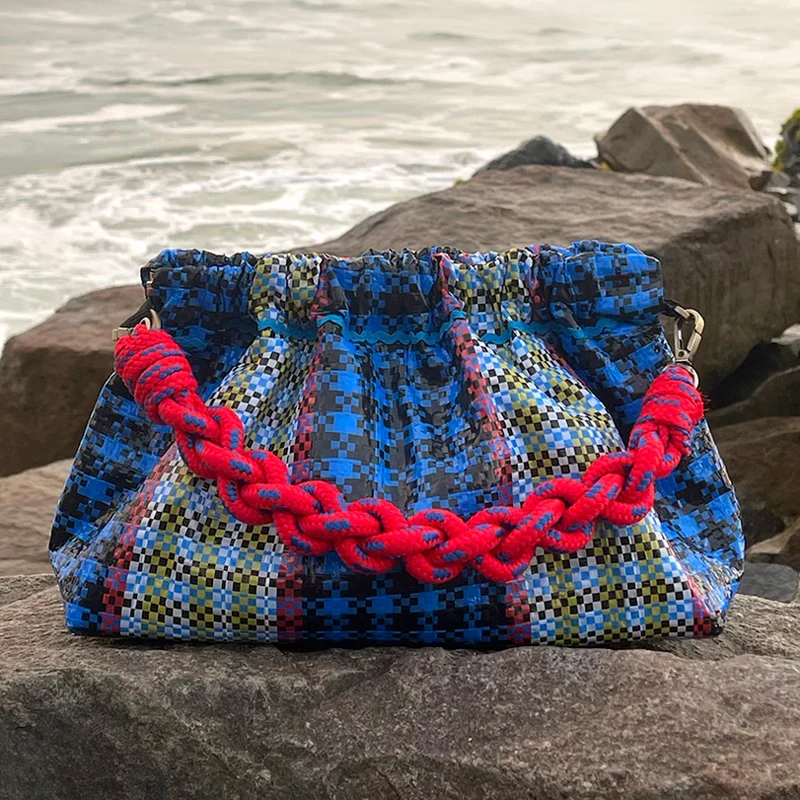Mini Blue Mercado Bag - Image 2