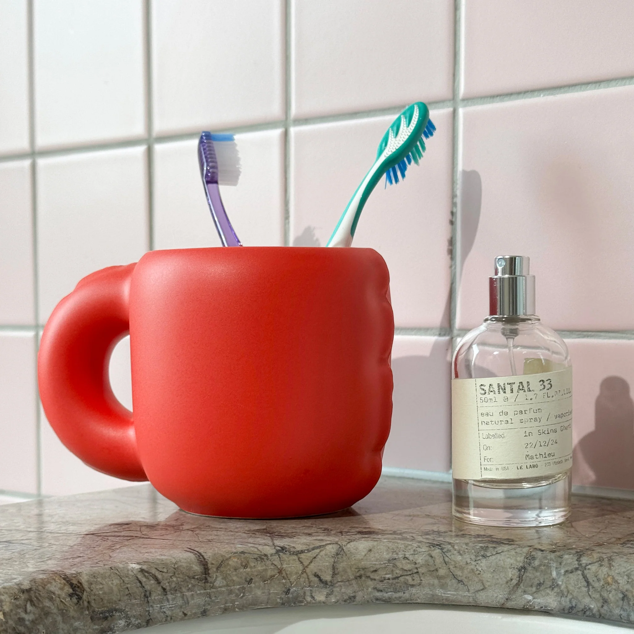 Mug GASTON Matte: Coral - Image 2