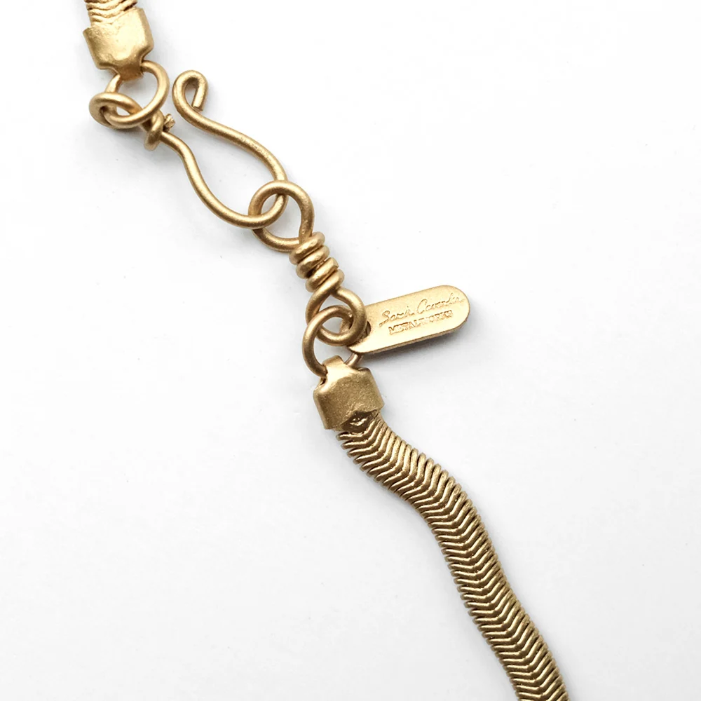 Snake Chain Necklace: Gold - Image 5