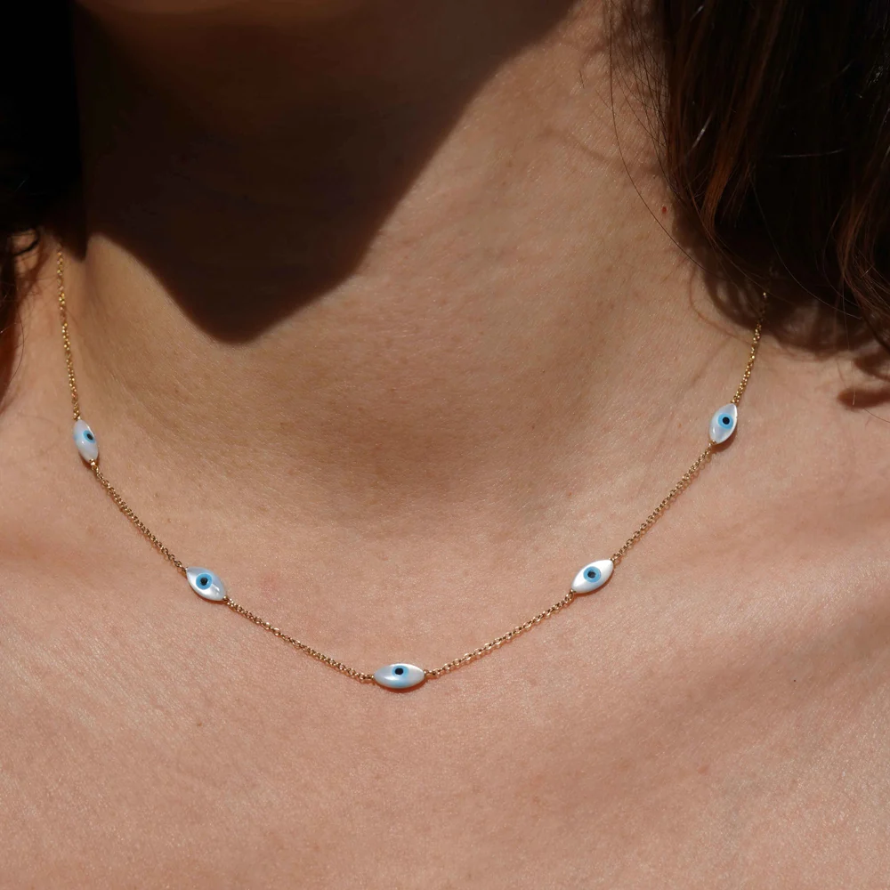 Mini Evil Eye Necklace - Image 2