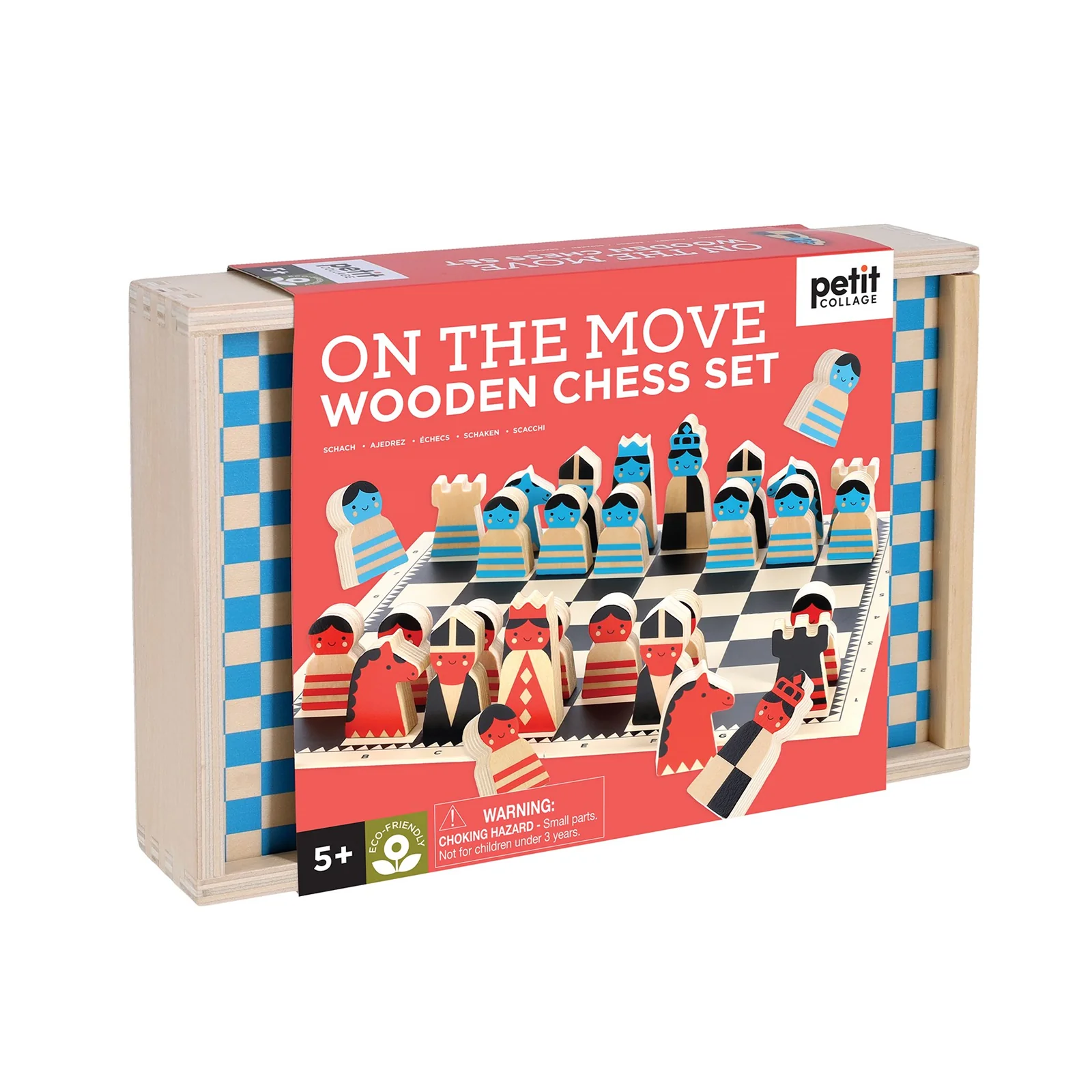 On the Move Wooden Chess Set - Image 4