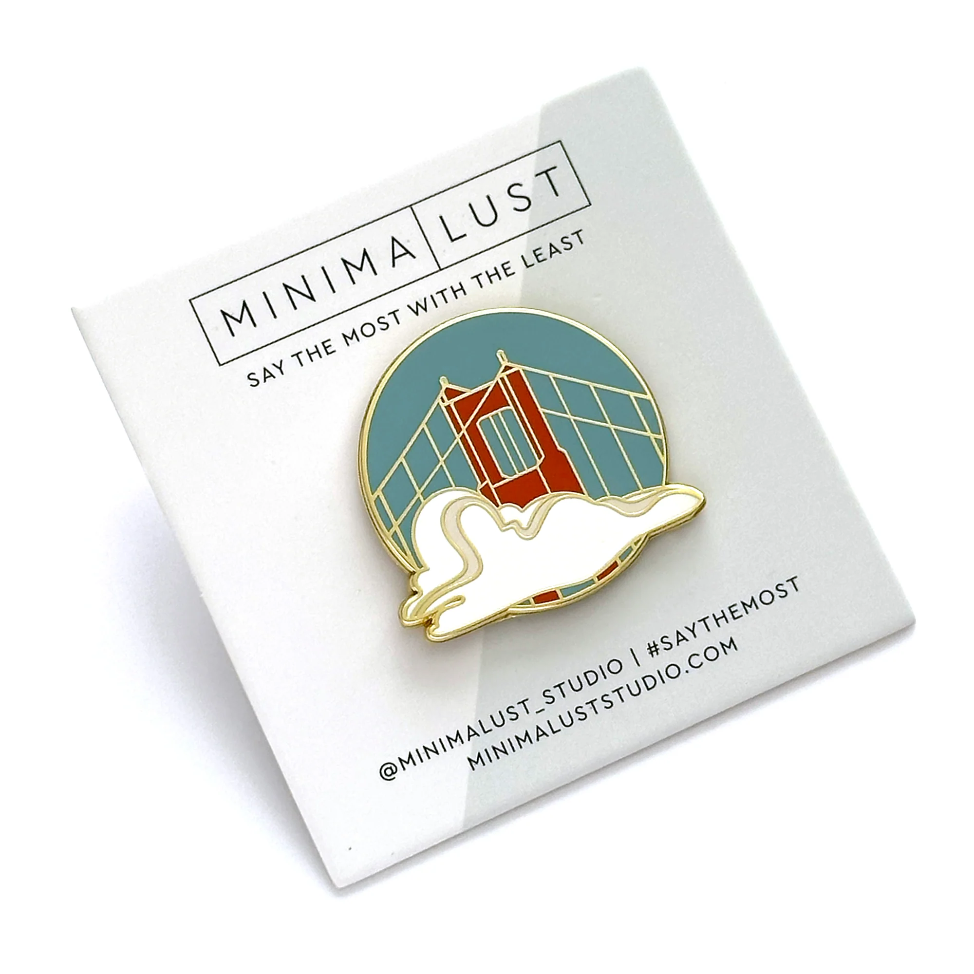 Karl the Fog Round Pin - Image 2