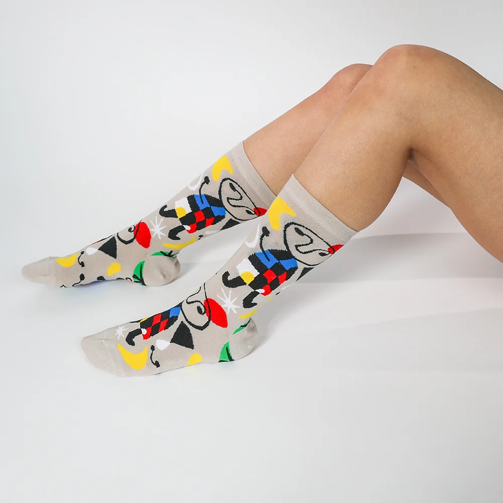 Mirό Grey Socks: Medium - Image 2