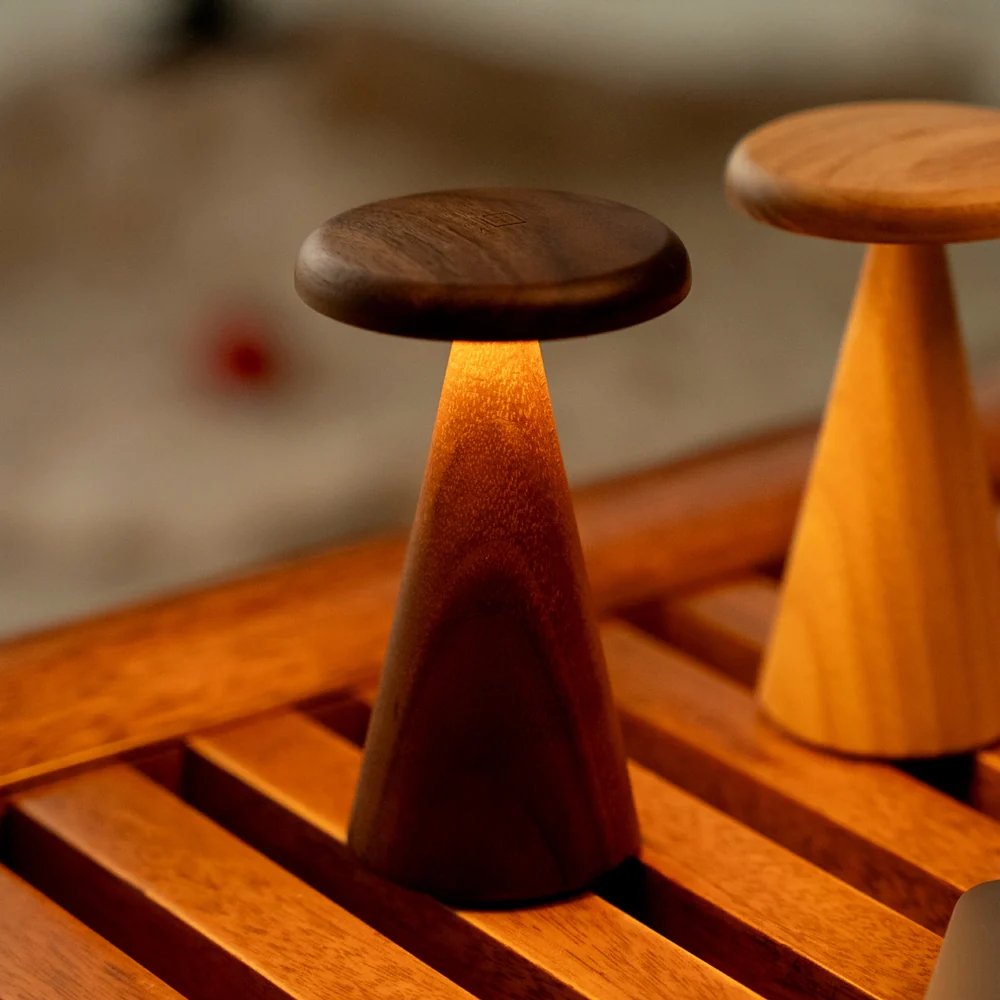 Mini Sylva Table Lamp: Walnut - Image 3