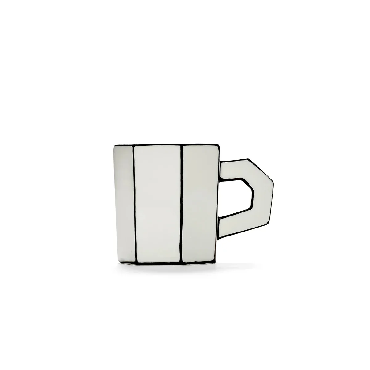 Tea Cup White - Black Carte Blanche - Image 4