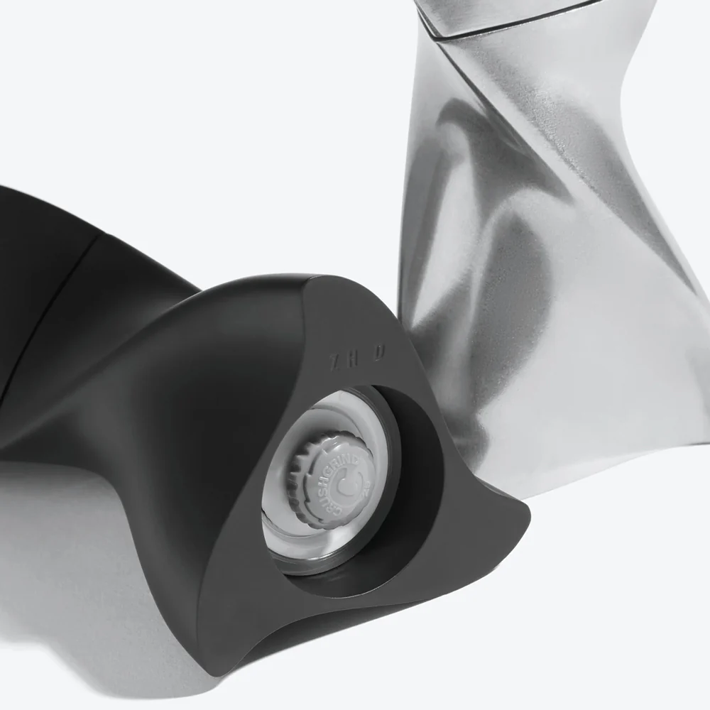 Zaha Hadid Mini Duo Salt + Pepper Metal Grinders - Image 3